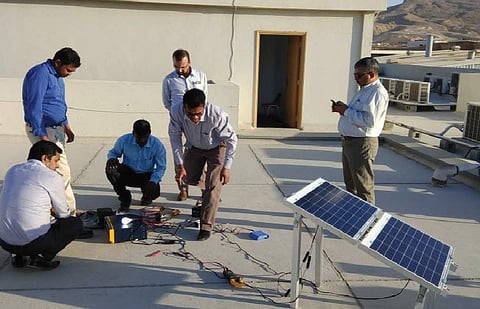 Installing a panel | (Pic: Satattva)