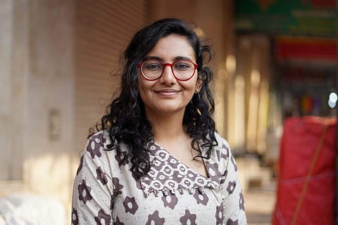 A final year student of Applied Linguistics at the University of Hyderabad, Drishti Nagda, started her stint with the typewriter in March 2018