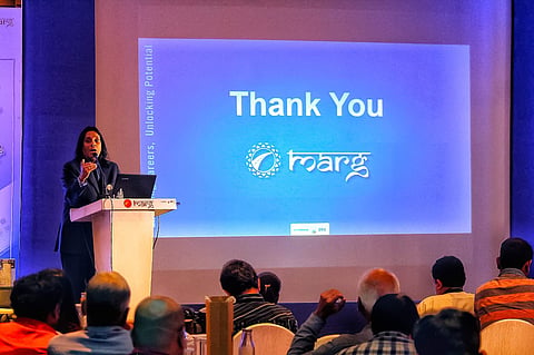 P Muralidhar of Era Foundation during the launch of Marg