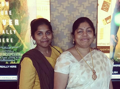 Daughter and mother in movie arms | (Pic: Bhavana Suroju)