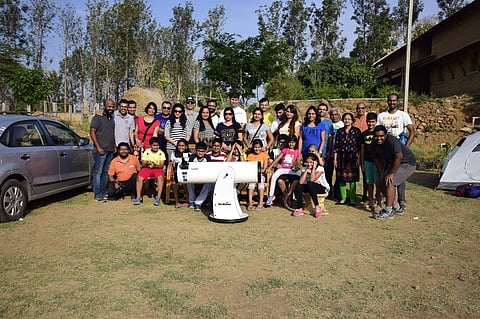 Team of participants in the workshop conducted by Anish