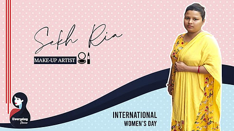 Ria also conducts classes for young women who can't afford highend makeup tutorials| Pic: Edexlive