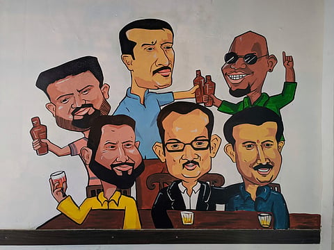 One of his artworks | (Pic: Chetan S Murthy)