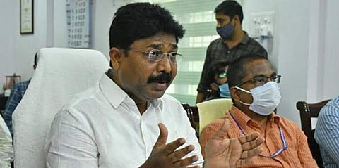 Audimulapu Suresh, Minister for Higher Education, Andhra Pradesh (Picture: Prasant Madugula)