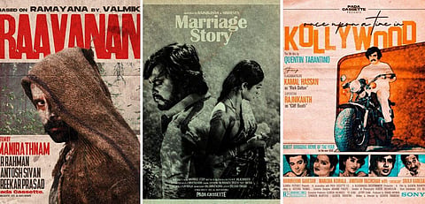 Some of the posters created by Bharanidharan and his team | Pics: Pada Cassette