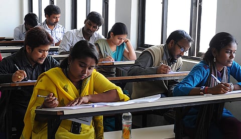 Students taking the NET exam | Pic: EdexLive