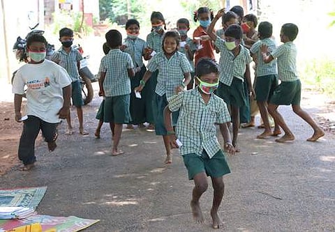 Representational image of school students | Pic: Express