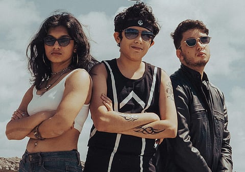 Tanya Shanker (left), Varun Anand (centre), Manou Rao (right)| Pic: Moksha Academy