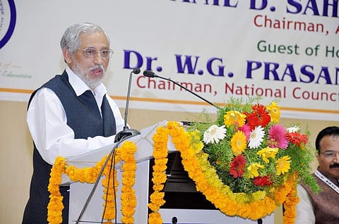 File photo of AICTE Chairman Anil Sahasrabudhe | (Pic: Express)