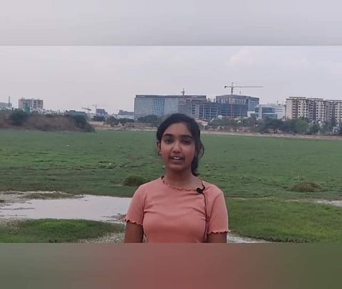 Renee George at Lake Doddanekundi in Bengaluru | Pic: Sourced