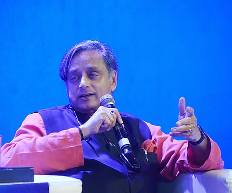 Dr Shashi Tharoor at the Think Edu 2022 Conclave | Pic: R Sathish Babu