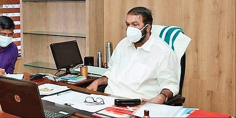 File photo of Minister V Sivankutty | (Pic: Express)
