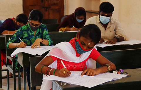 Students writing an exam image for representational purpose only | (Pic: Express)