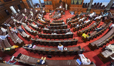 File photo of Rajya Sabha | (Pic: PTI)