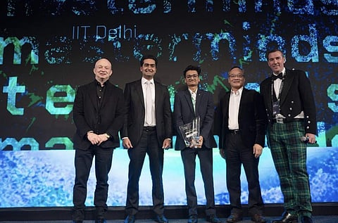 (Left to right) Igor Tulchinsky, Nitish Maini, Vaibhav Gupta, Richard Hu, and James Macarthur | (Pic: WorldQuant)