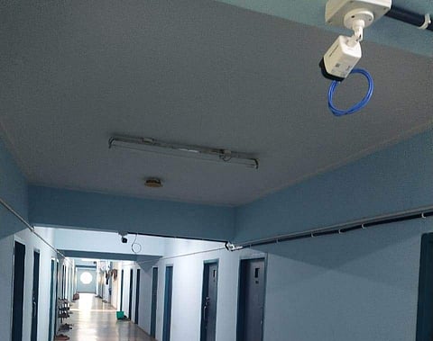 CCTV cameras in IIT Bombay hostel | (Pic: Sourced)