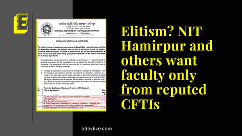 This is what the NIT Hamirpur notice said | (Pic: EdexLive)