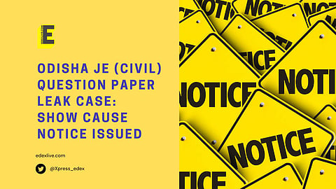Odisha JE (Civil) question paper leak case | (Pic: EdexLive)