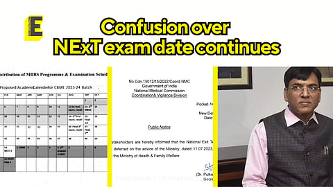 Confusion over NExT exam date continues | (Pic: EdexLive)