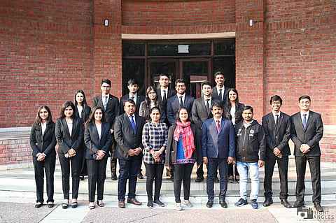 During IIM Lucknow placement drive | (Pic: IIM Lucknow)