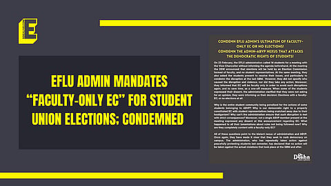 What does the student organisation have to say? | (Pic: Disha + EdexLive)