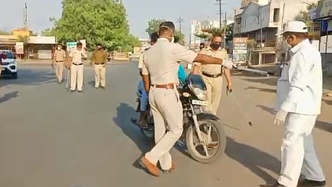 Nashik police on action mode