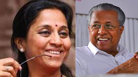 Supriya Sule Pinarayi Vijayan