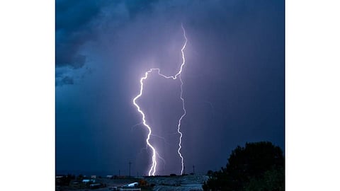 lightning strike