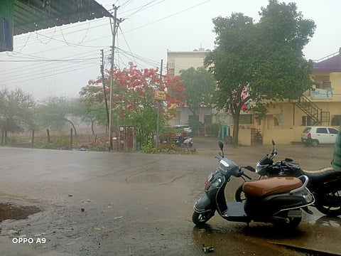 हिंगोली जिल्ह्यात पावसाच्या सरी; दिवसभर ढगाळ वातावरण