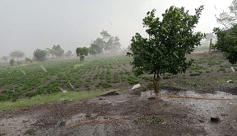 heavy rain