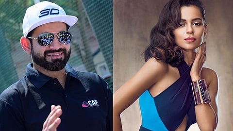 Actress kangana and irfan pathan