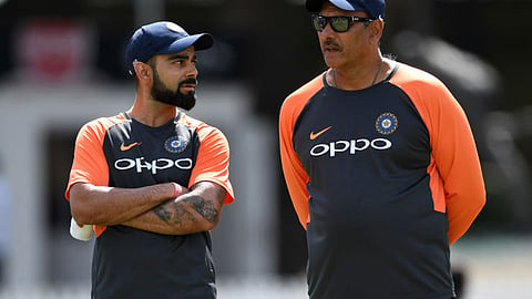 Virat Kohli and Ravi Shastri