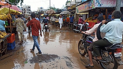 heavy rain