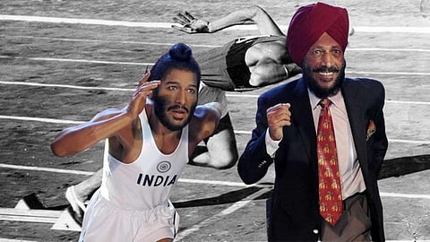 milkha singh flying