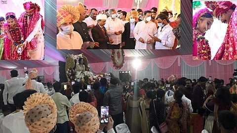 आमदार राऊतांच्या दोन्ही मुलांवर गुन्हा दाखल! विवाहास क्षमतेपेक्षा जास्त गर्दी
