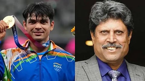 Neeraj Chopra And Kapil Dev