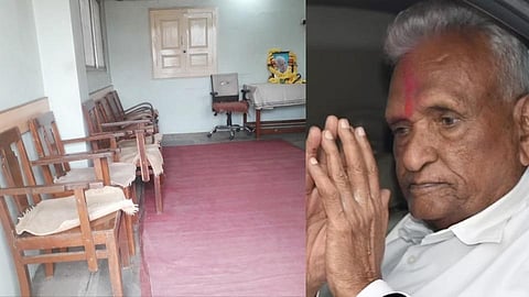 आठवणी आबासाहेबांच्या! लाकडी टेबल-खुर्ची, फरशीवर अंथरलेली ती सतरंजी