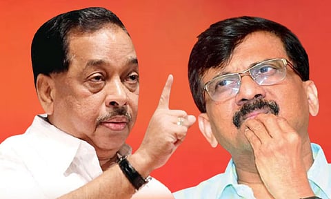 narayan rane, sanjay raut