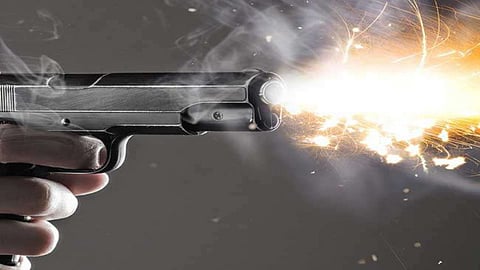 gun firing