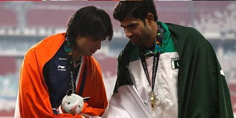 Neeraj Chopra and Arshad Nadeem