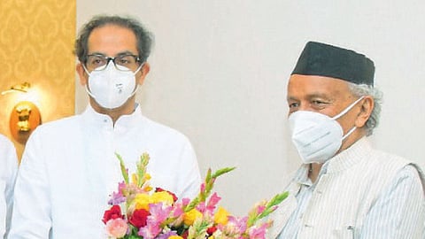 Uddhav Thackeray and bhagat singh koshyari
