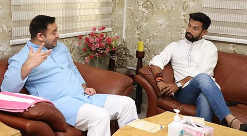 तेजस्वी यादव व चिराग पासवान येणार एकत्र? भेटीनंतर चर्चा