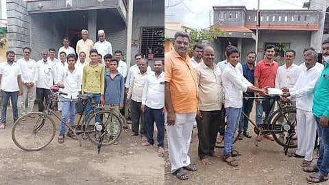 शेळगावच्या विद्यार्थ्याचा जुगाड! बनवली चक्क बॅटरीवर चालणारी सायकल