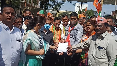 BJP agitation
