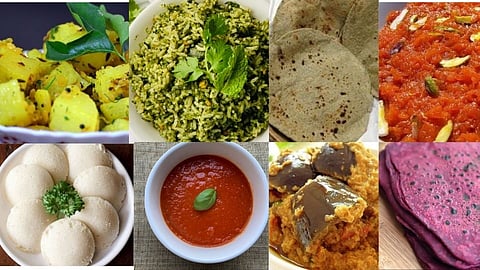 nine colour diet in navratri