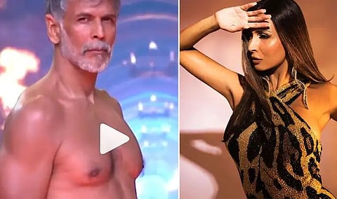मिलिंदचा शर्टलेस लूक पाहून मलायका म्हणाली, मला तर...
