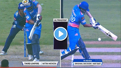 Prithvi-Shaw-Rohit-Sharma-DRS-Video