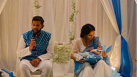 Urmila Nimbalkar with husband Sukirt