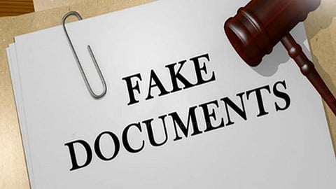 fake document