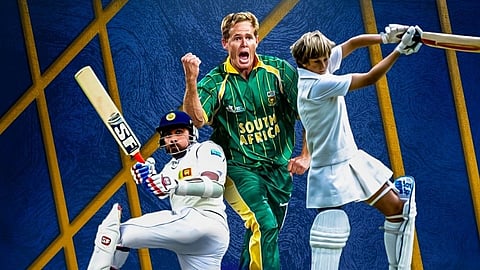 jayawardene, shaun pollock and Janette Brittin